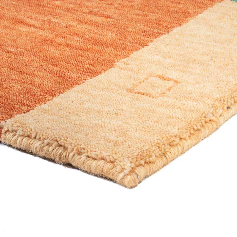 Gabbeh teppe - Indus - 140 x 70 cm - oransje
