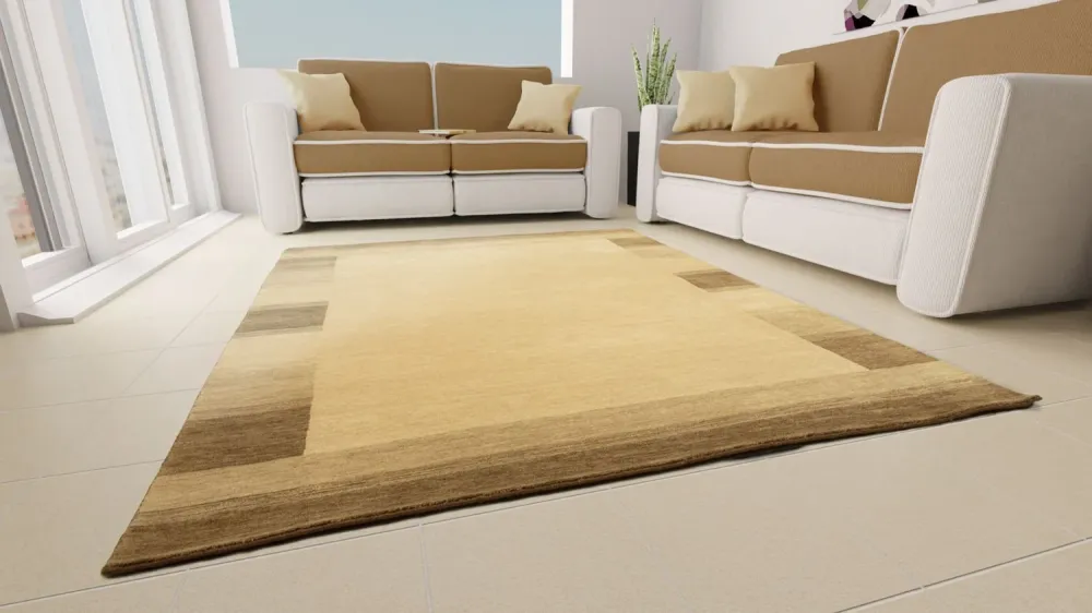 Gabbeh teppe - Indus - 160 x 90 cm - beige