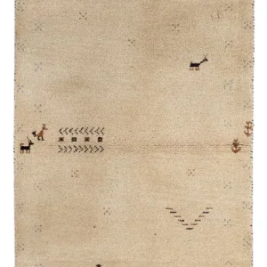 Gabbeh teppe - Indus - 160 x 90 cm - beige