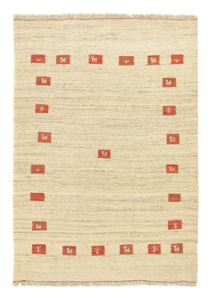Gabbeh teppe - Indus - 180 x 120 cm - beige