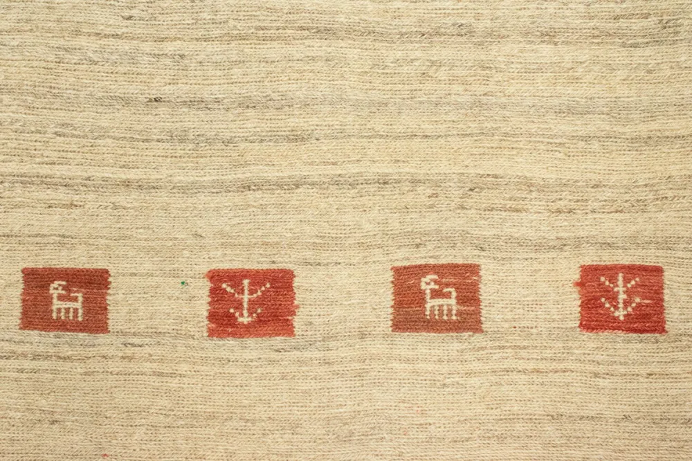 Gabbeh teppe - Indus - 180 x 120 cm - beige
