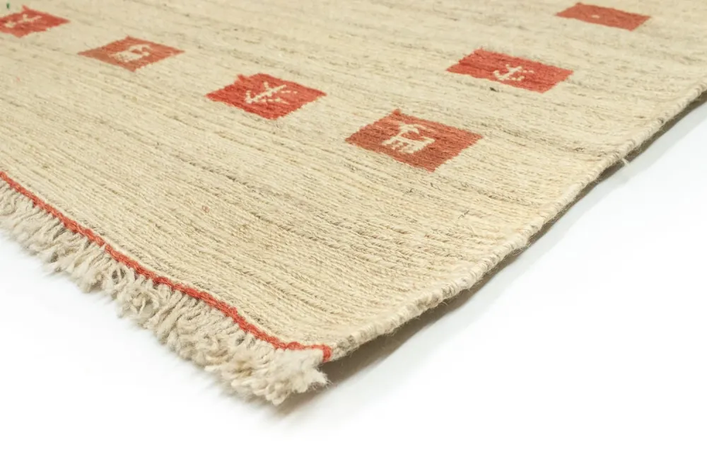 Gabbeh teppe - Indus - 180 x 120 cm - beige