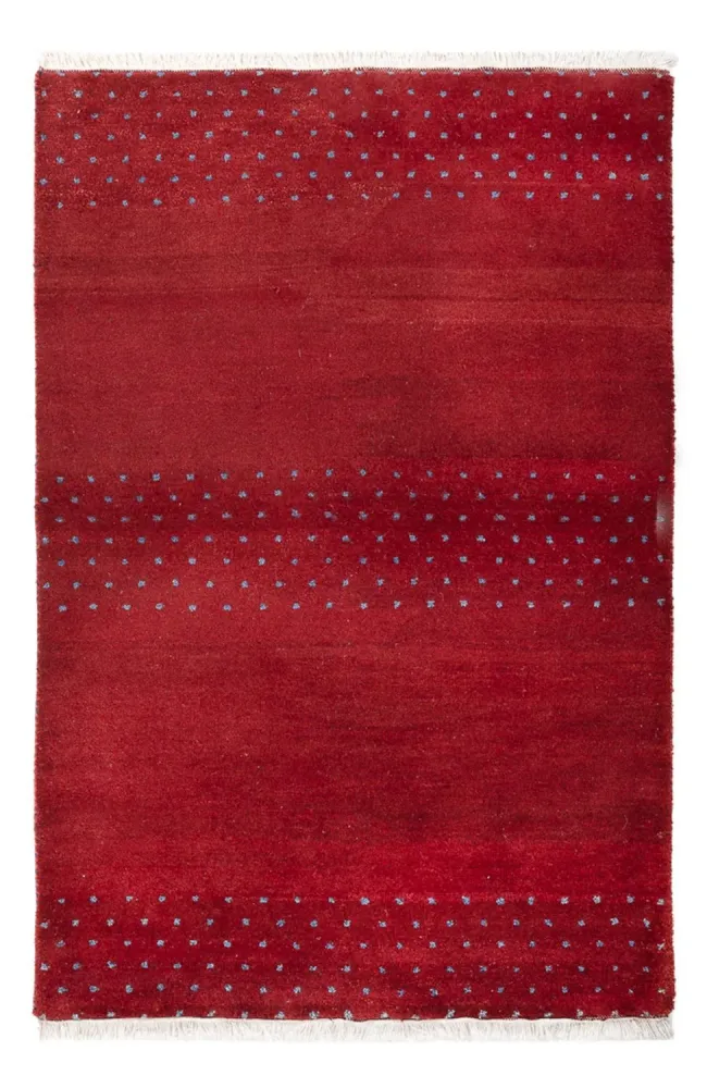 Gabbeh teppe - Indus - 180 x 120 cm - bordeaux rød