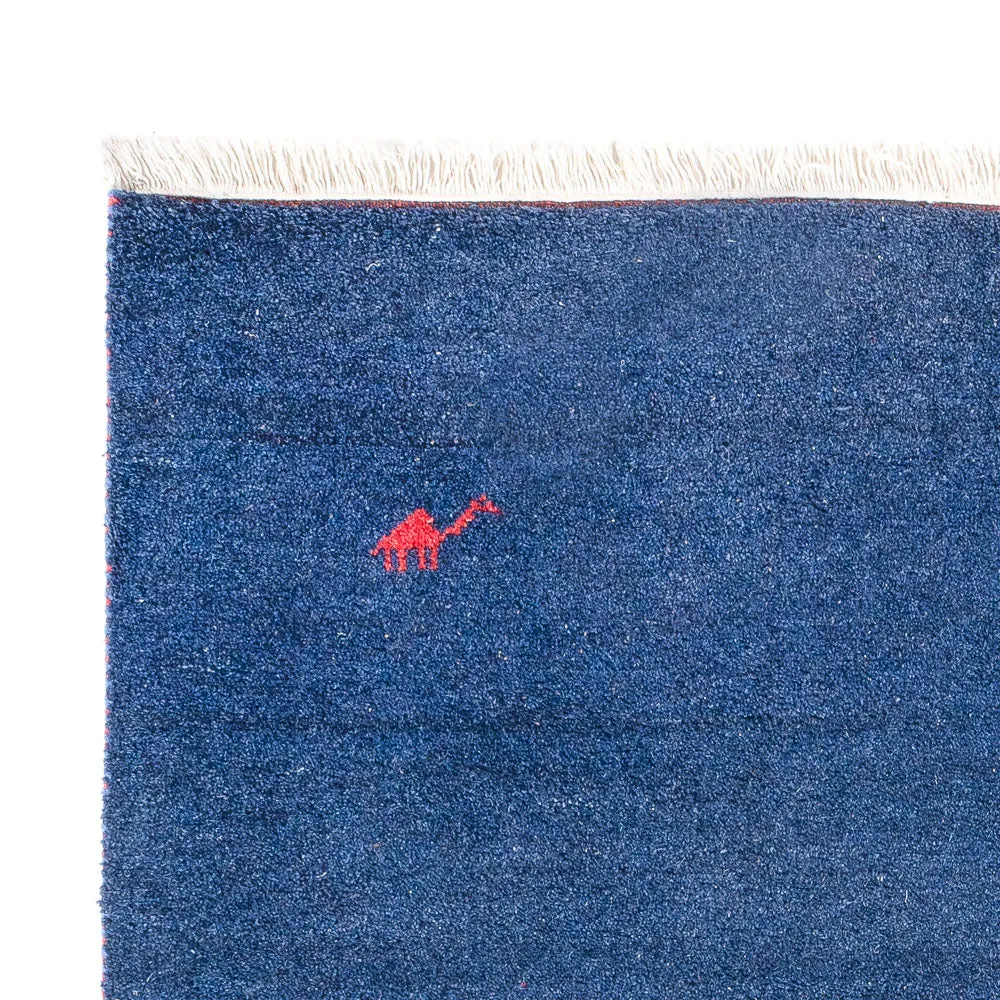 Gabbeh teppe - Indus - 180 x 120 cm - mørkeblå