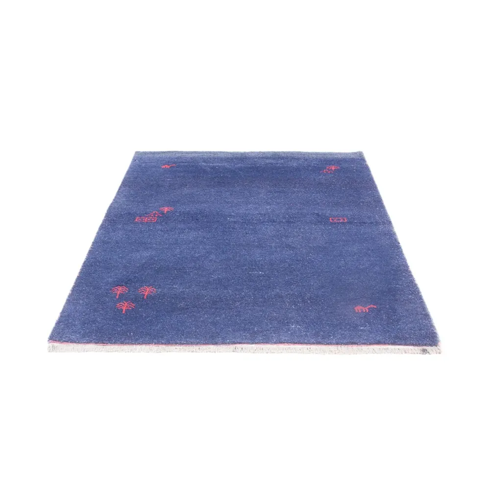 Gabbeh teppe - Indus - 180 x 120 cm - mørkeblå
