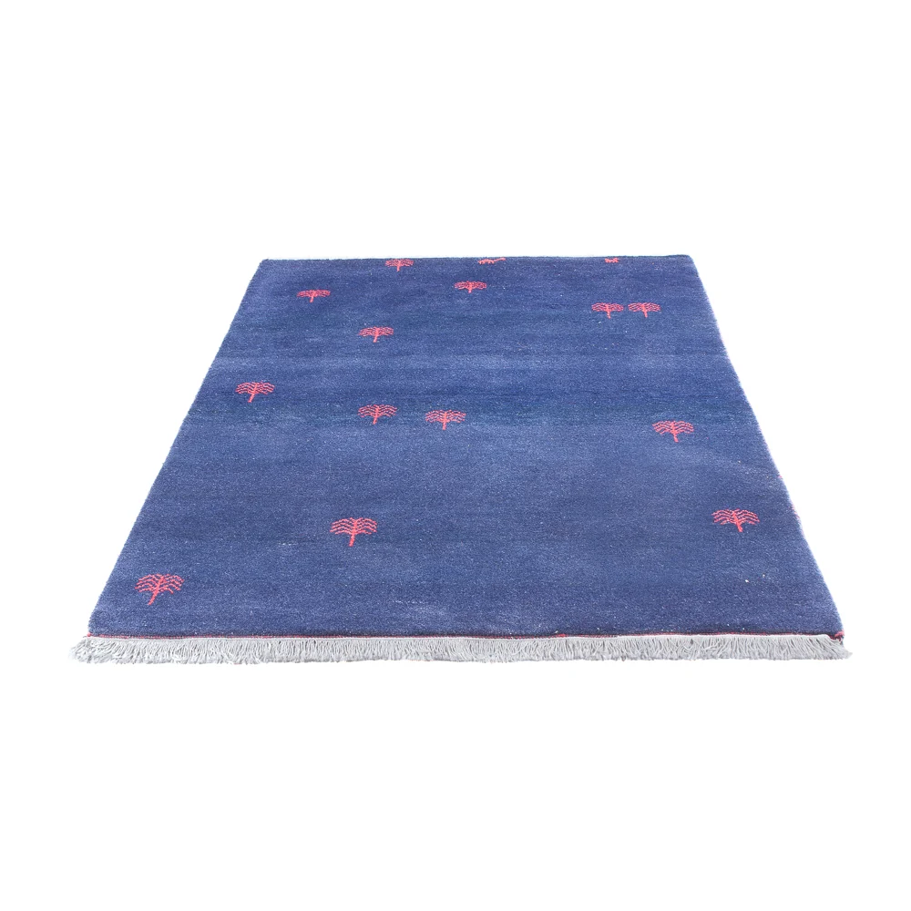Gabbeh teppe - Indus - 180 x 120 cm - mørkeblå