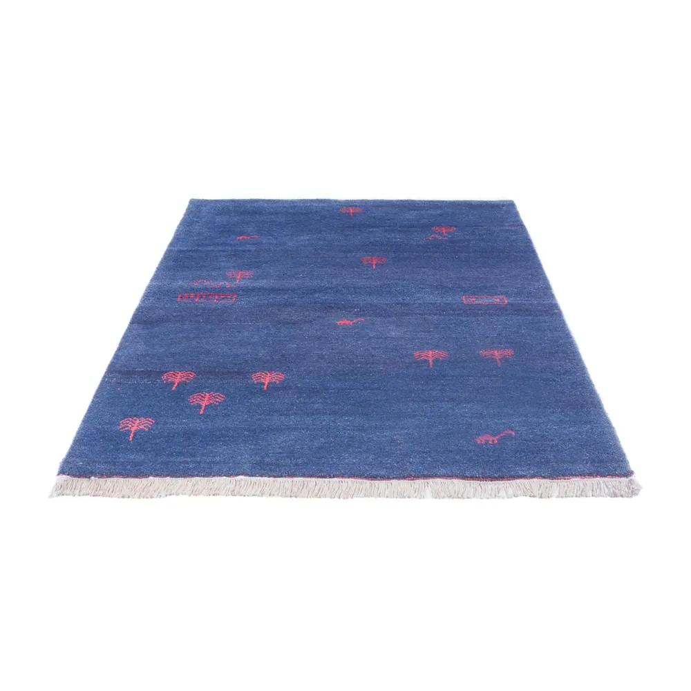 Gabbeh teppe - Indus - 180 x 120 cm - mørkeblå