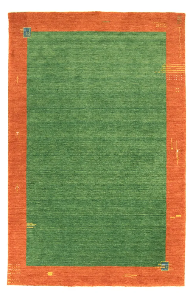 Gabbeh teppe - Indus - 300 x 250 cm - grønn