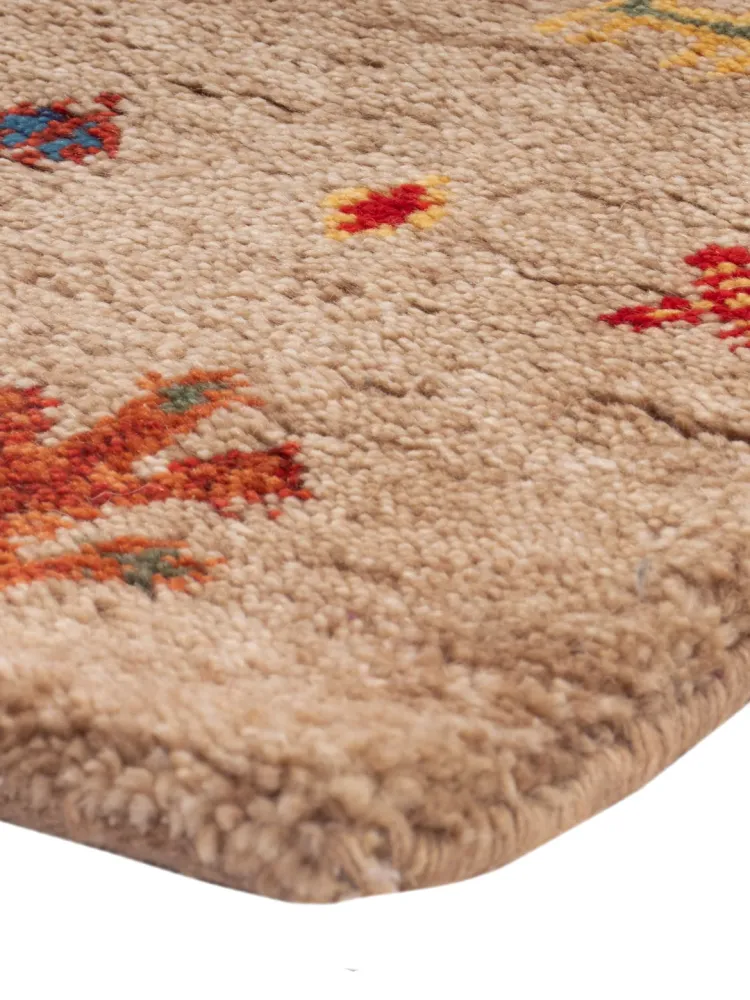 Gabbeh teppe - Indus - 90 x 60 cm - karamell