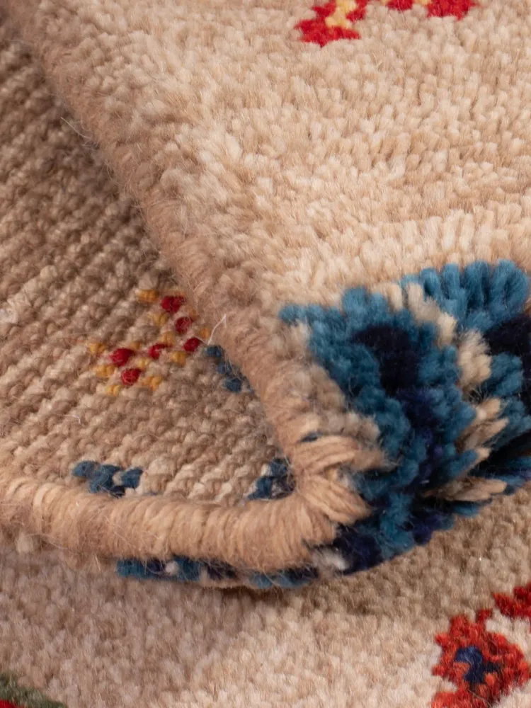 Gabbeh teppe - Indus - 90 x 60 cm - karamell