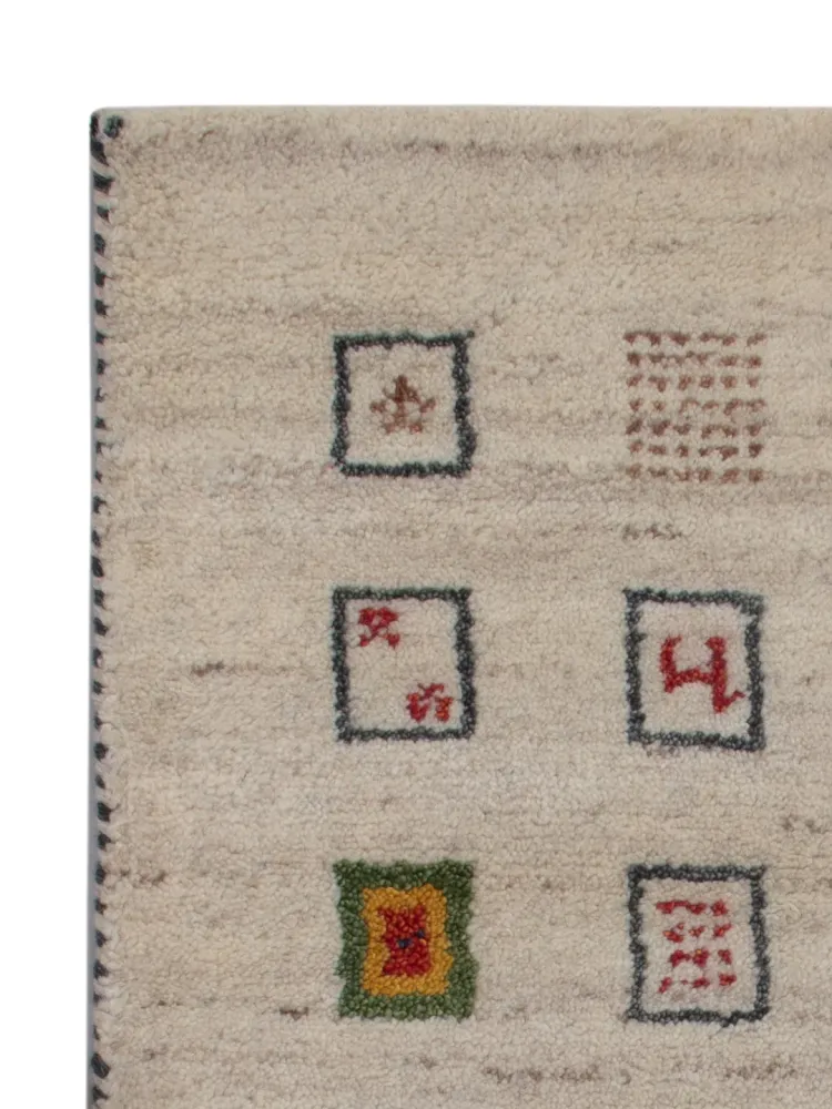 Gabbeh teppe - Indus - 90 x 60 cm - karamell