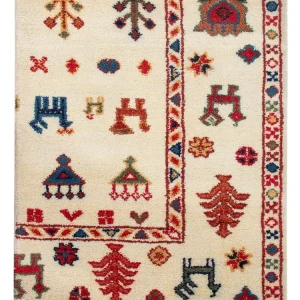 Gabbeh teppe - Indus - 90 x 60 cm - karamell
