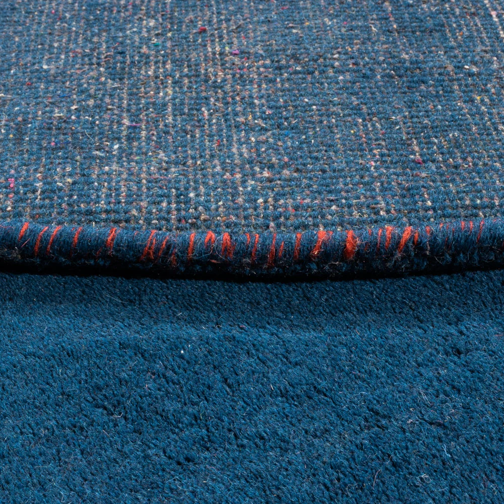Gabbeh teppe - Indus rundt - 190 x 190 cm - blå