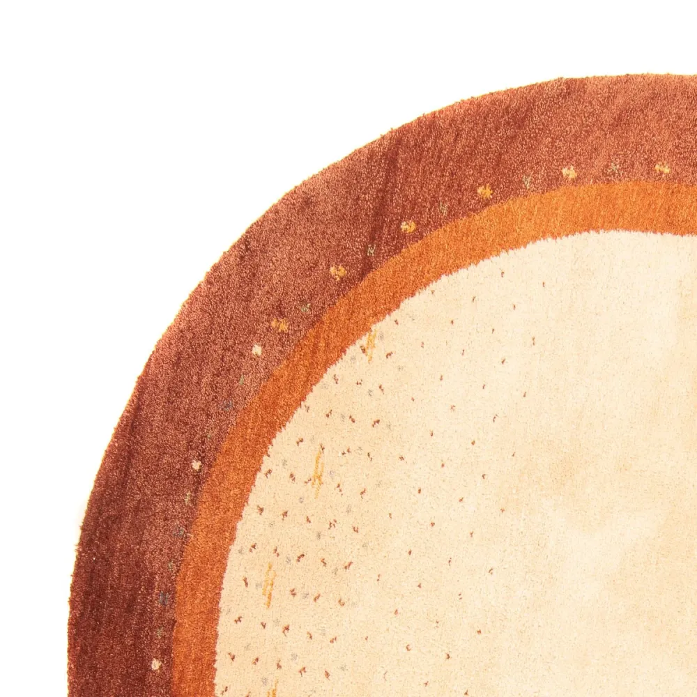 Gabbeh teppe - Indus rundt - 200 x 200 cm - beige