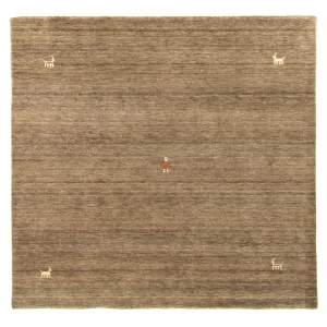 Gabbeh teppe - Indus rundt - 250 x 250 cm - brun