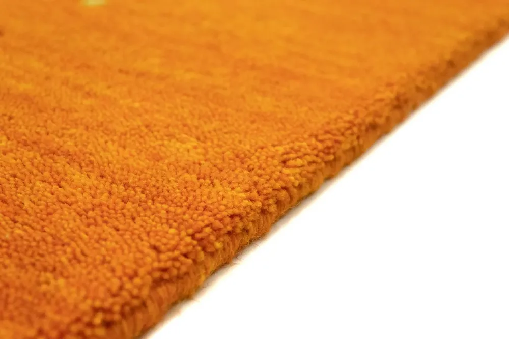 Gabbeh teppe - Indus square - 250 x 250 cm - oransje