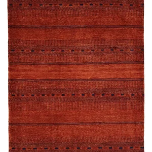 Gabbeh teppe - Kashkuli persisk teppe - 100 x 80 cm - mørk rød