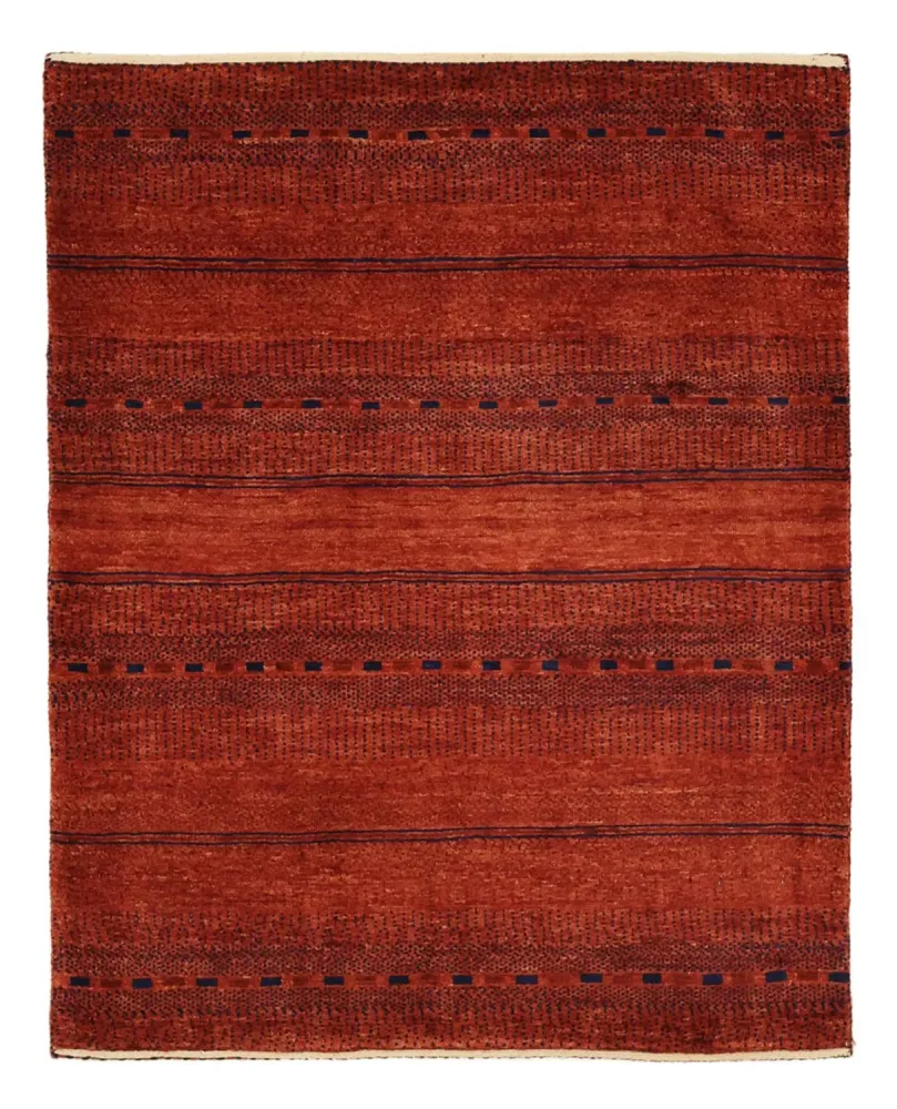 Gabbeh teppe - Kashkuli persisk teppe - 100 x 80 cm - mørk rød
