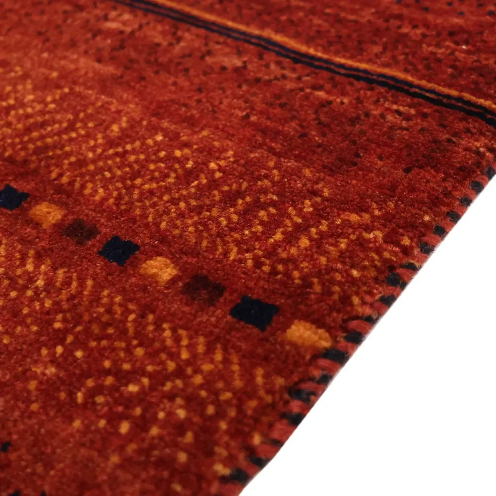 Gabbeh teppe - Kashkuli persisk teppe - 103 x 79 cm - mørk rød