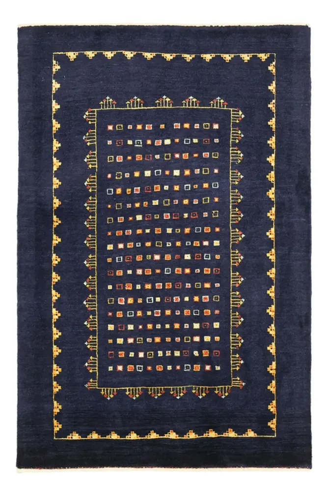 Gabbeh teppe - Kashkuli persisk teppe - 119 x 81 cm - mørkeblå
