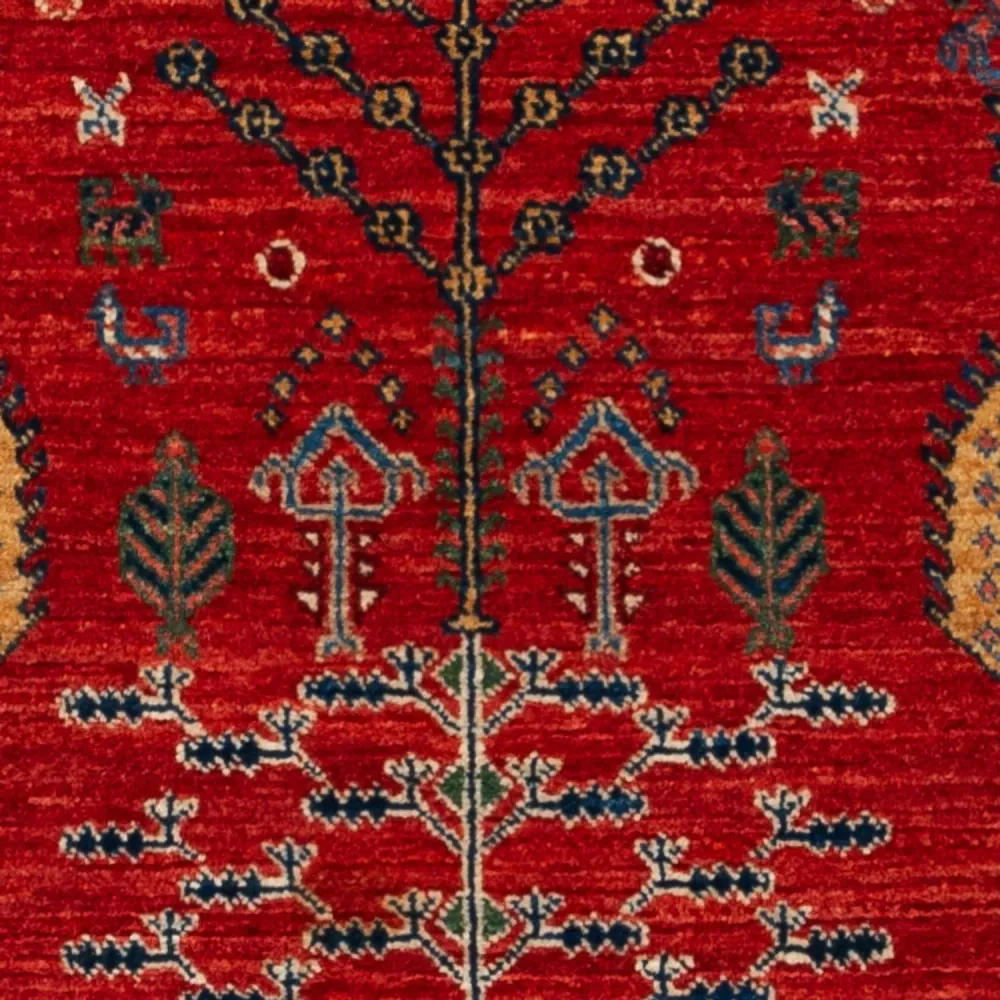 Gabbeh teppe - Kashkuli persisk teppe - 120 x 85 cm - rød