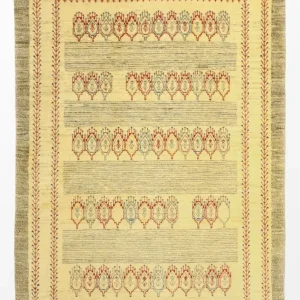 Gabbeh teppe - Kashkuli persisk teppe - 125 x 87 cm - beige