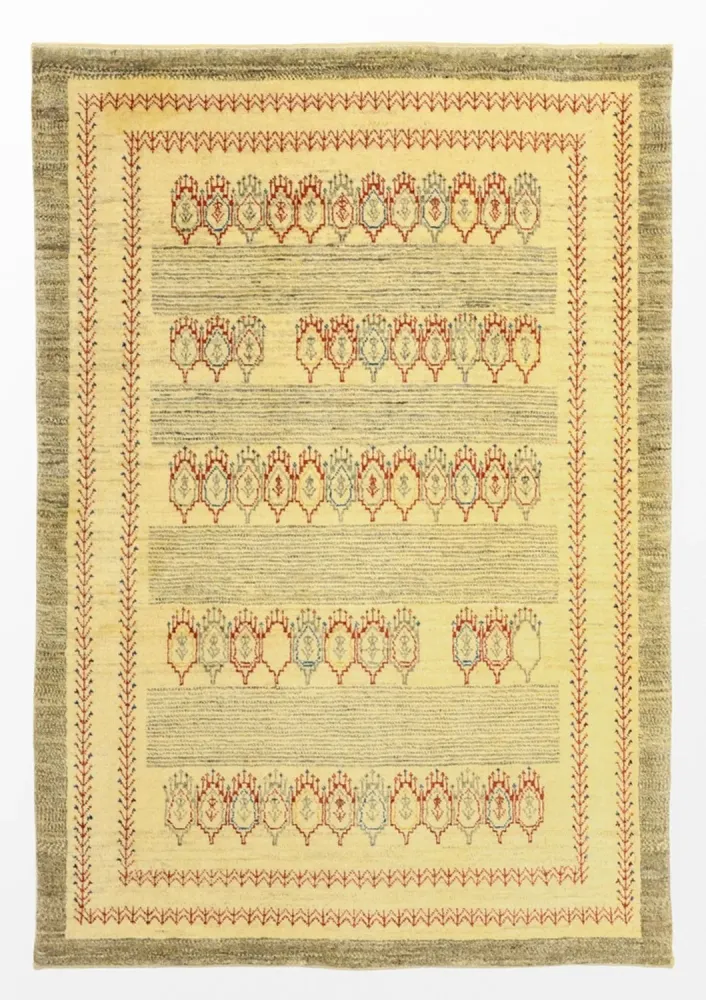 Gabbeh teppe - Kashkuli persisk teppe - 125 x 87 cm - beige