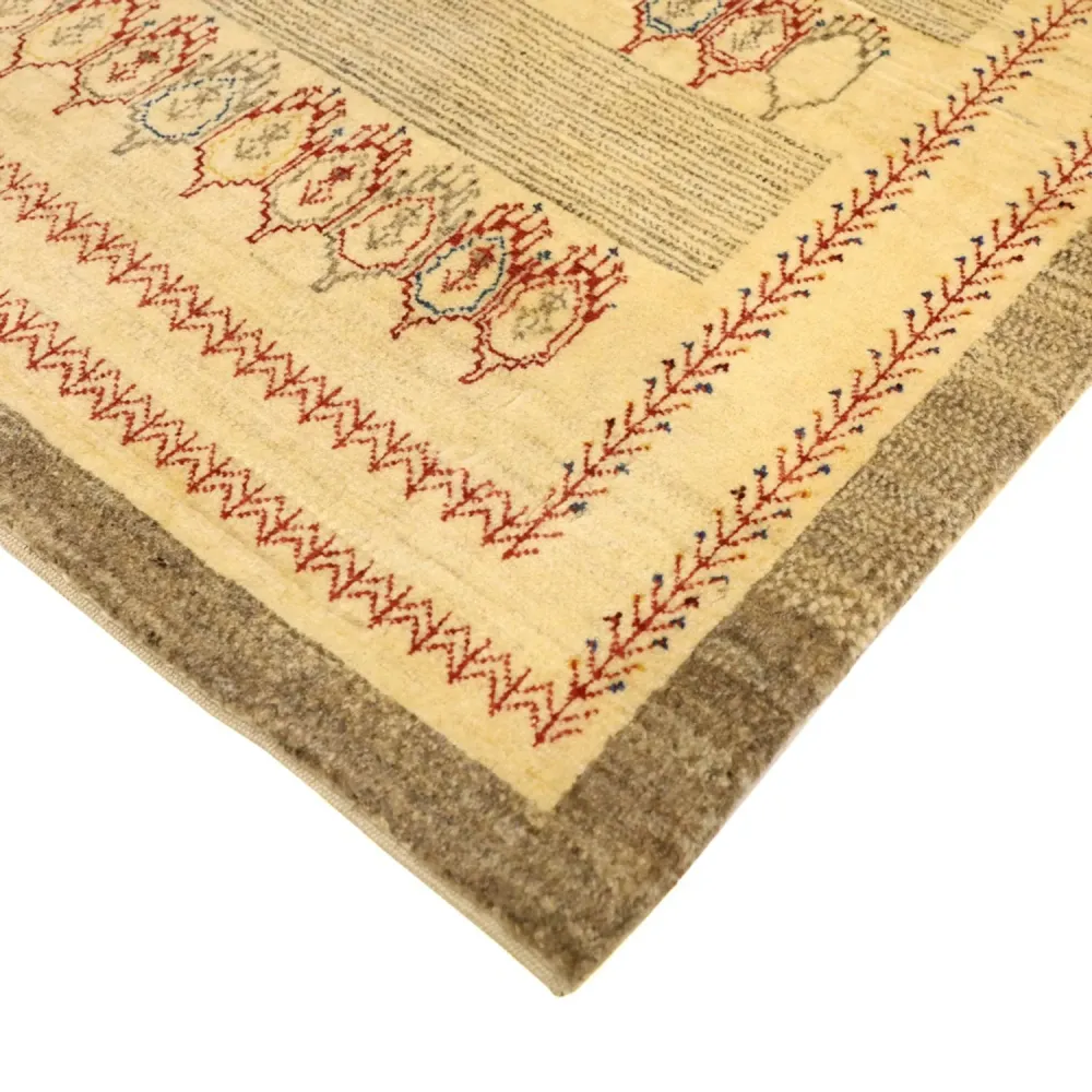 Gabbeh teppe - Kashkuli persisk teppe - 125 x 87 cm - beige