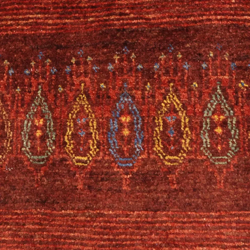 Gabbeh teppe - Kashkuli persisk teppe - 131 x 82 cm - mørk rød