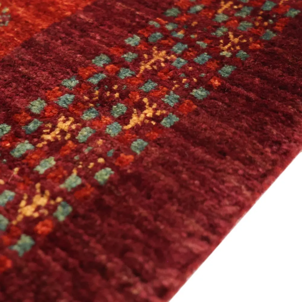Gabbeh teppe - Kashkuli persisk teppe - 145 x 78 cm - mørk rød