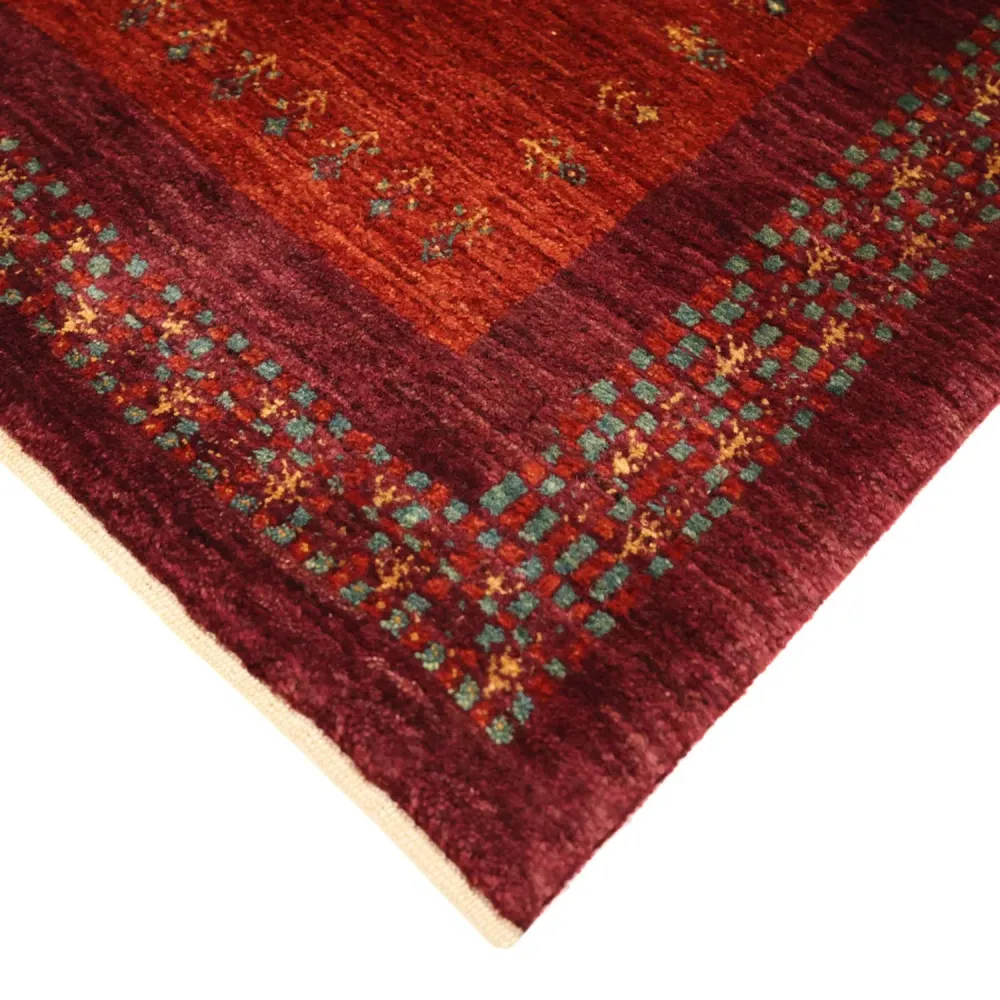 Gabbeh teppe - Kashkuli persisk teppe - 145 x 78 cm - mørk rød