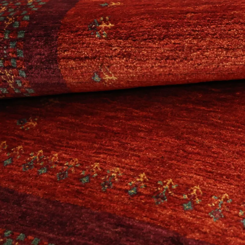 Gabbeh teppe - Kashkuli persisk teppe - 145 x 78 cm - mørk rød