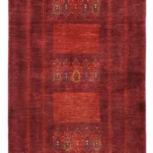 Gabbeh teppe - Kashkuli persisk teppe - 150 x 84 cm - rød