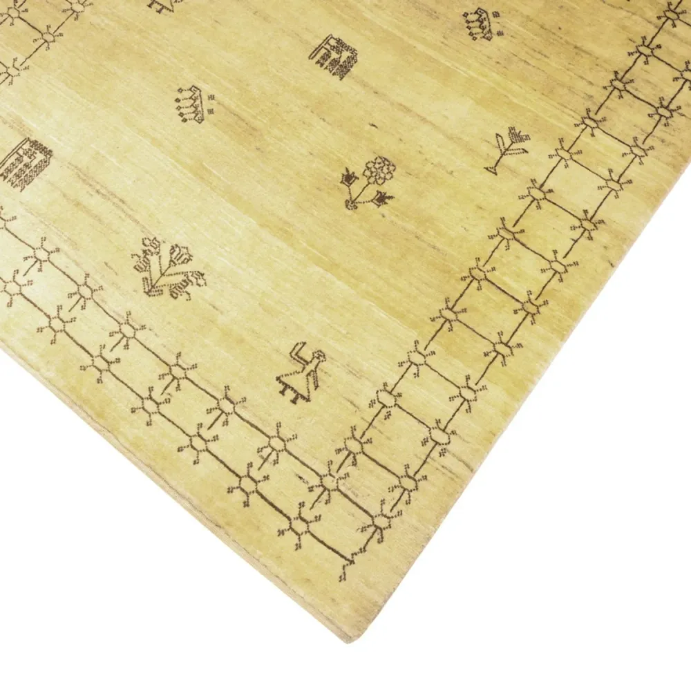 Gabbeh teppe - Kashkuli persisk teppe - 150 x 101 cm - beige