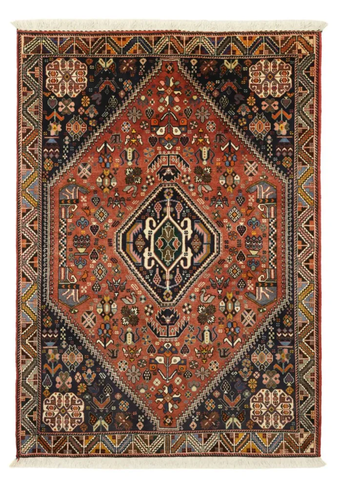 Gabbeh teppe - Kashkuli persisk teppe - 150 x 105 cm - mørk rød