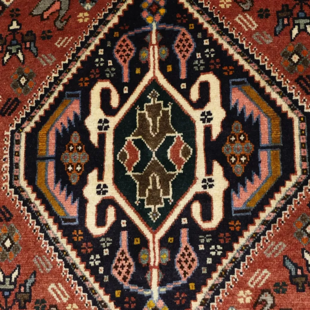 Gabbeh teppe - Kashkuli persisk teppe - 150 x 105 cm - mørk rød