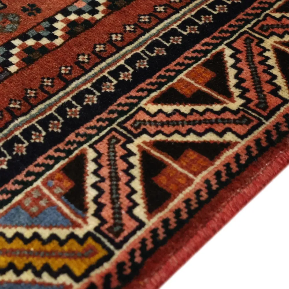 Gabbeh teppe - Kashkuli persisk teppe - 150 x 105 cm - mørk rød