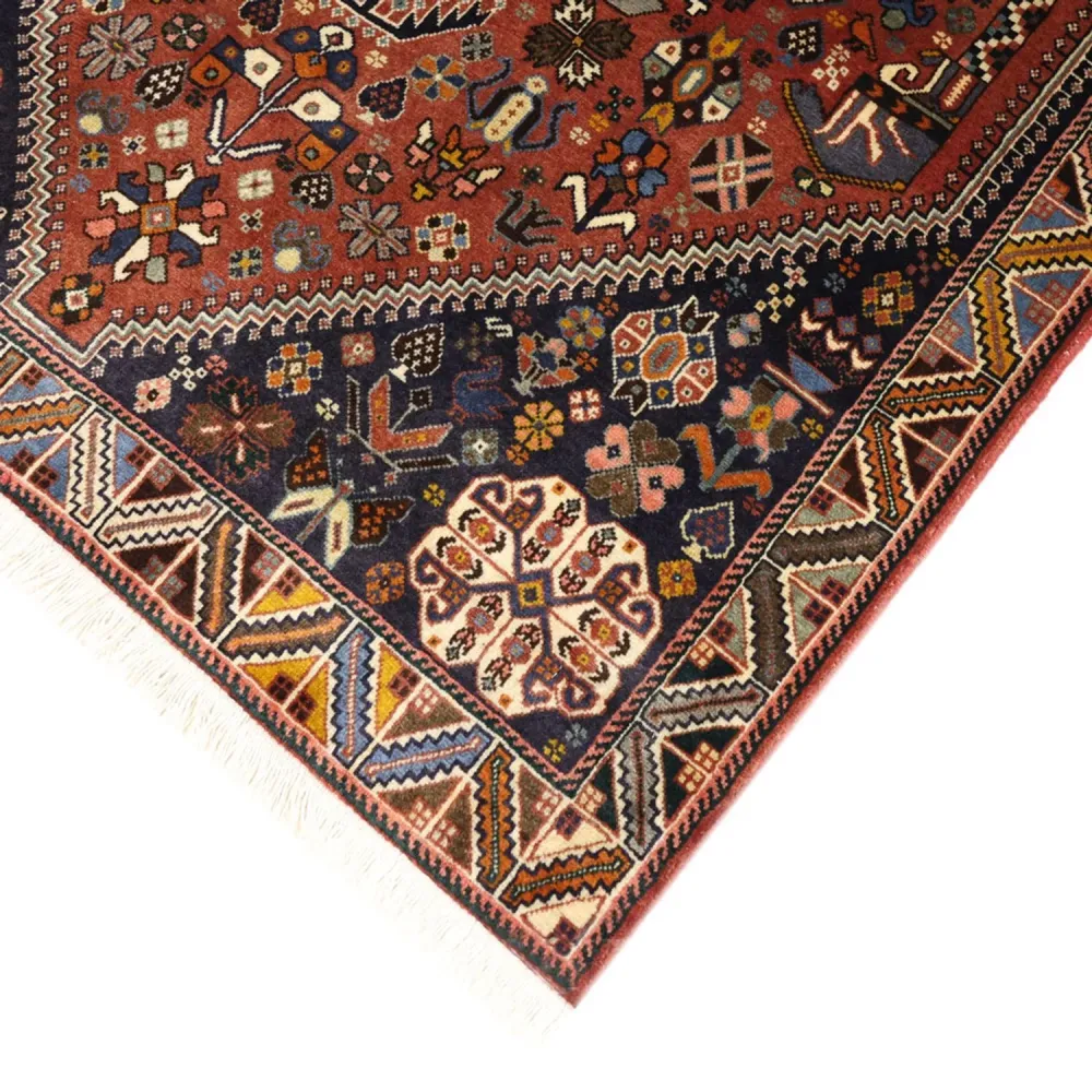 Gabbeh teppe - Kashkuli persisk teppe - 150 x 105 cm - mørk rød