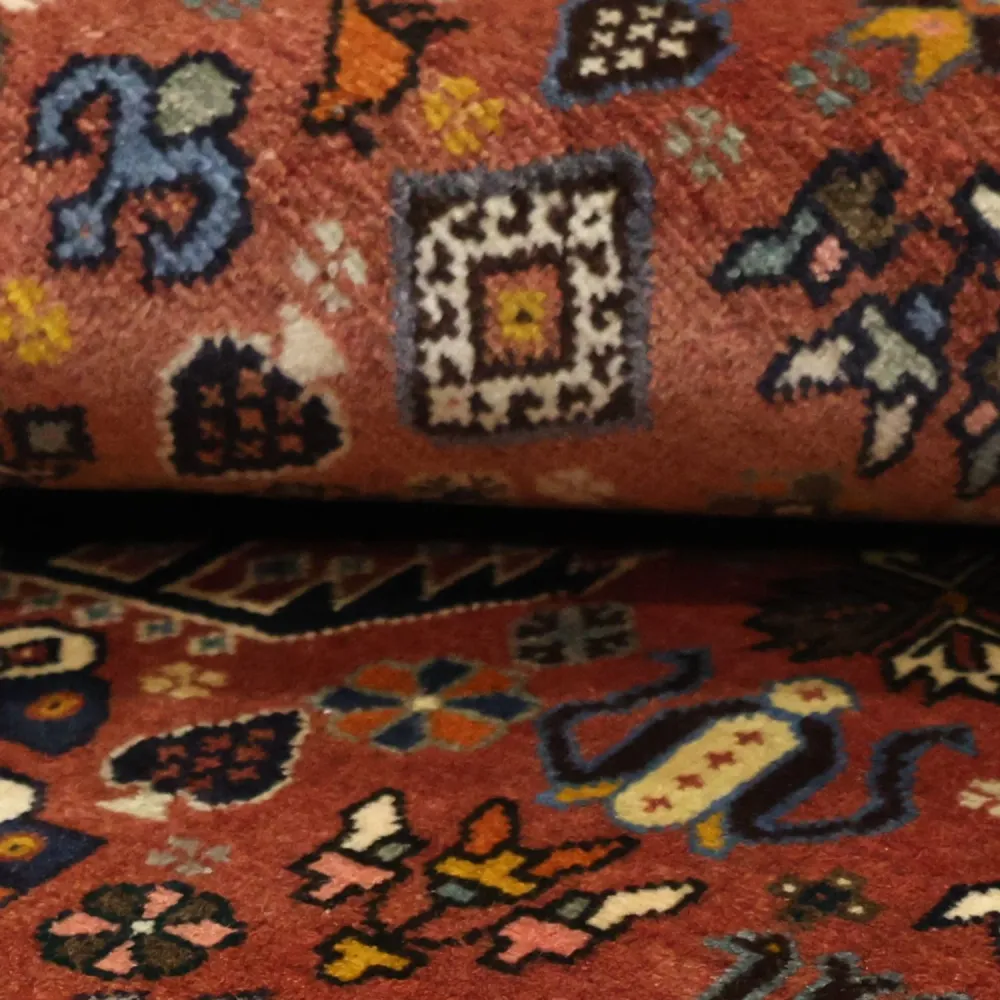 Gabbeh teppe - Kashkuli persisk teppe - 150 x 105 cm - mørk rød