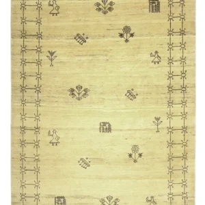 Gabbeh teppe - Kashkuli persisk teppe - 150 x 101 cm - beige