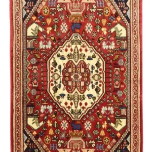 Gabbeh teppe - Kashkuli persisk teppe - 153 x 70 cm - rød