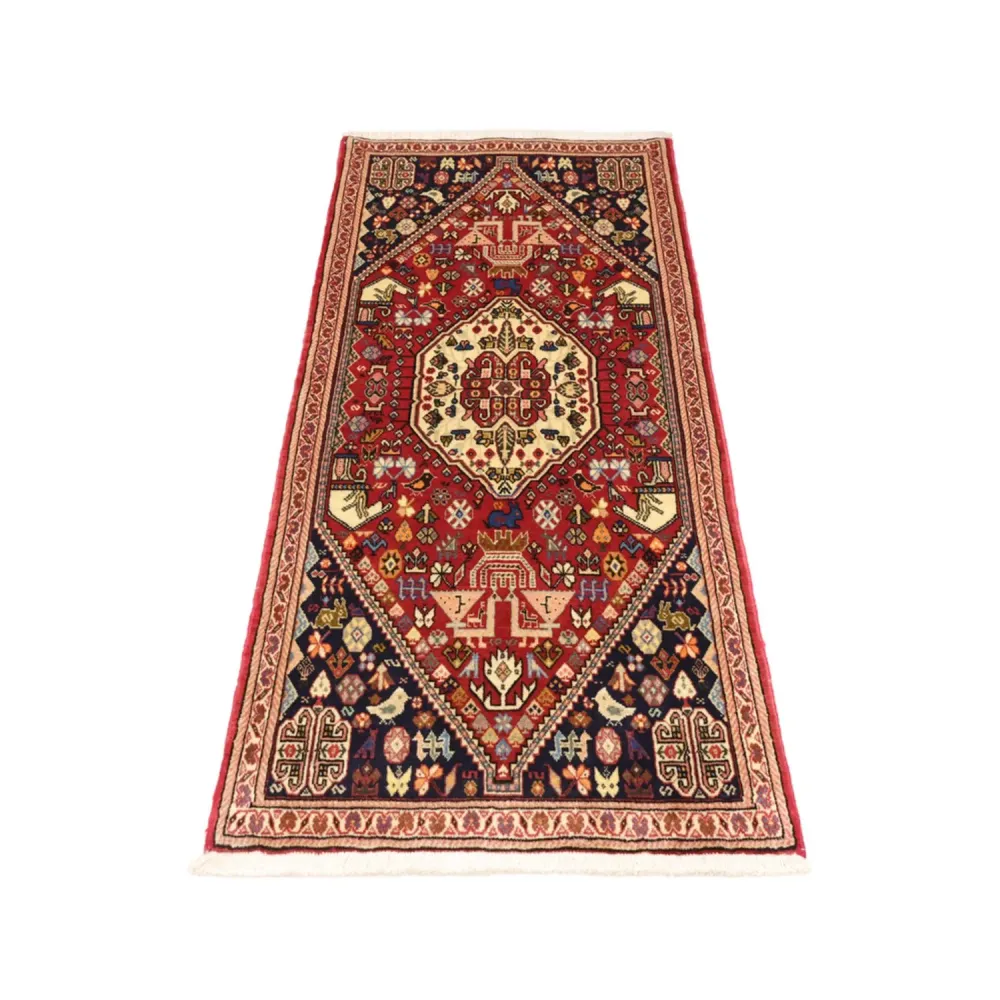 Gabbeh teppe - Kashkuli persisk teppe - 153 x 70 cm - rød