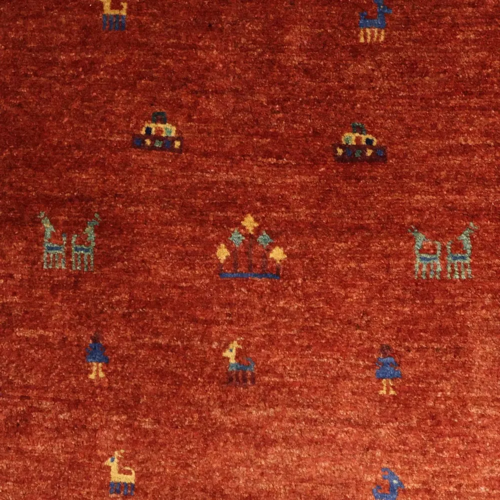 Gabbeh teppe - Kashkuli persisk teppe - 157 x 104 cm - rød