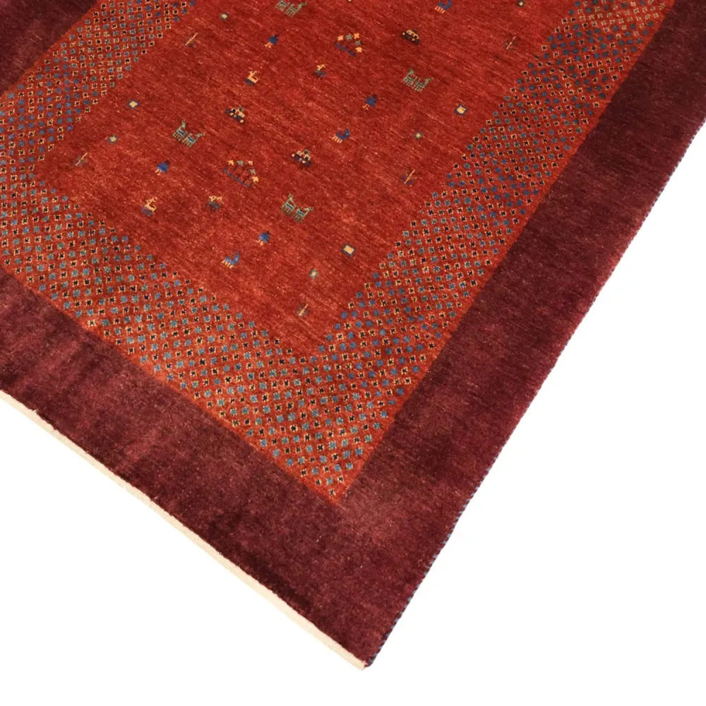 Gabbeh teppe - Kashkuli persisk teppe - 157 x 104 cm - rød