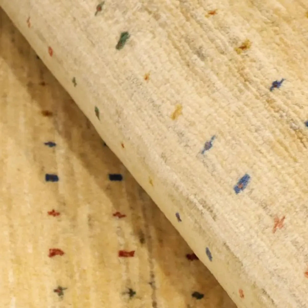 Gabbeh teppe - Kashkuli persisk teppe - 174 x 115 cm - lys beige