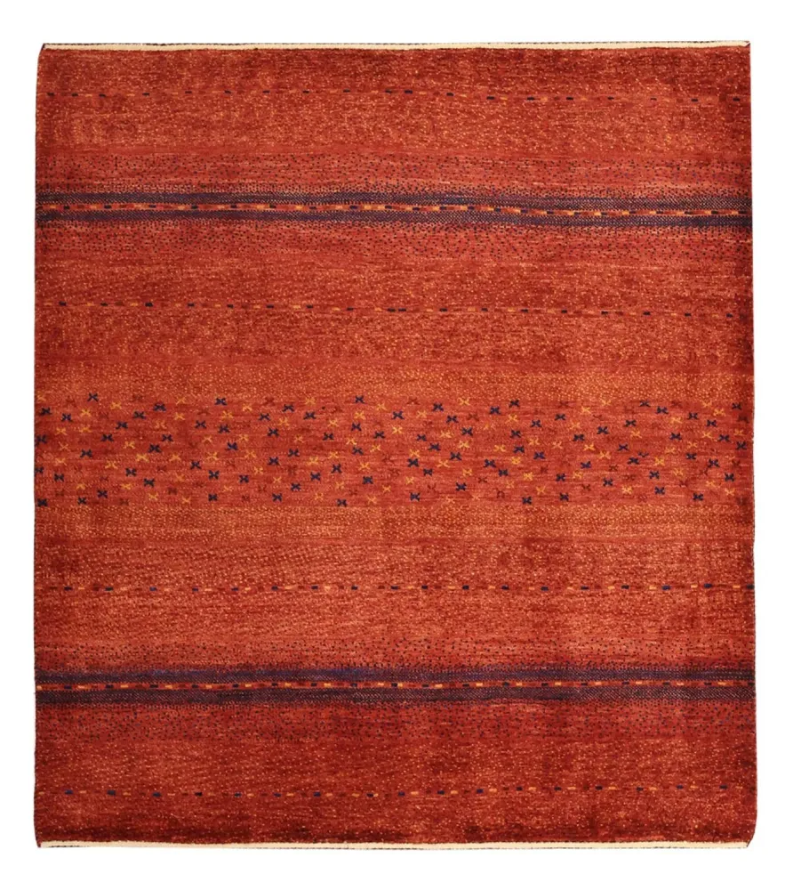 Gabbeh teppe - Kashkuli persisk teppe square - 116 x 102 cm - flerfarget