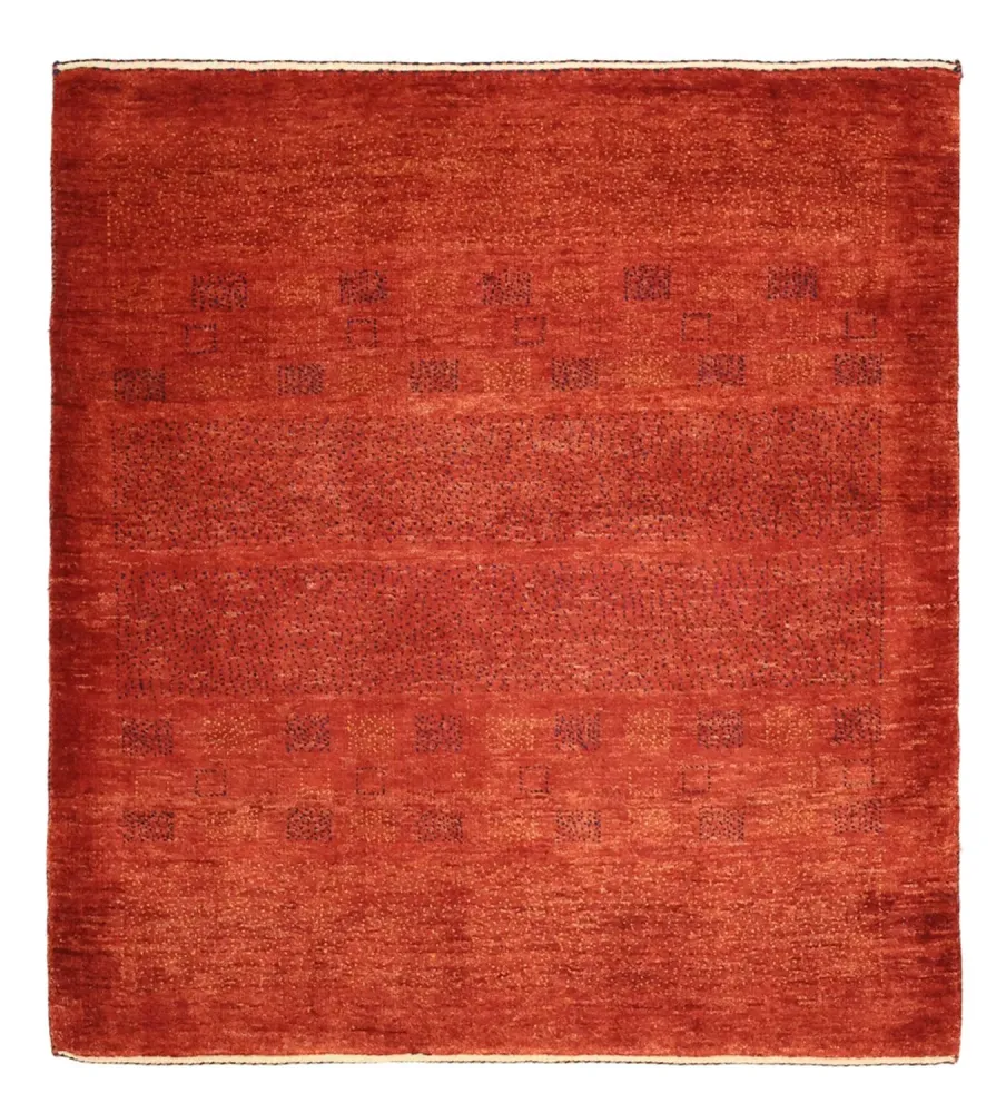 Gabbeh teppe - Kashkuli persisk teppe square - 112 x 101 cm - mørk rød