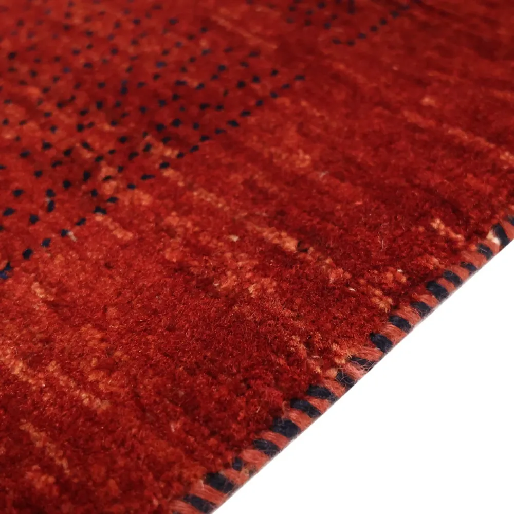 Gabbeh teppe - Kashkuli persisk teppe square - 112 x 101 cm - mørk rød