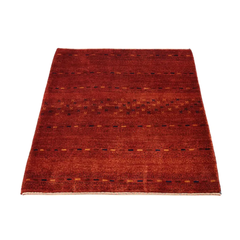 Gabbeh teppe - Kashkuli persisk teppe square - 111 x 101 cm - mørk rød