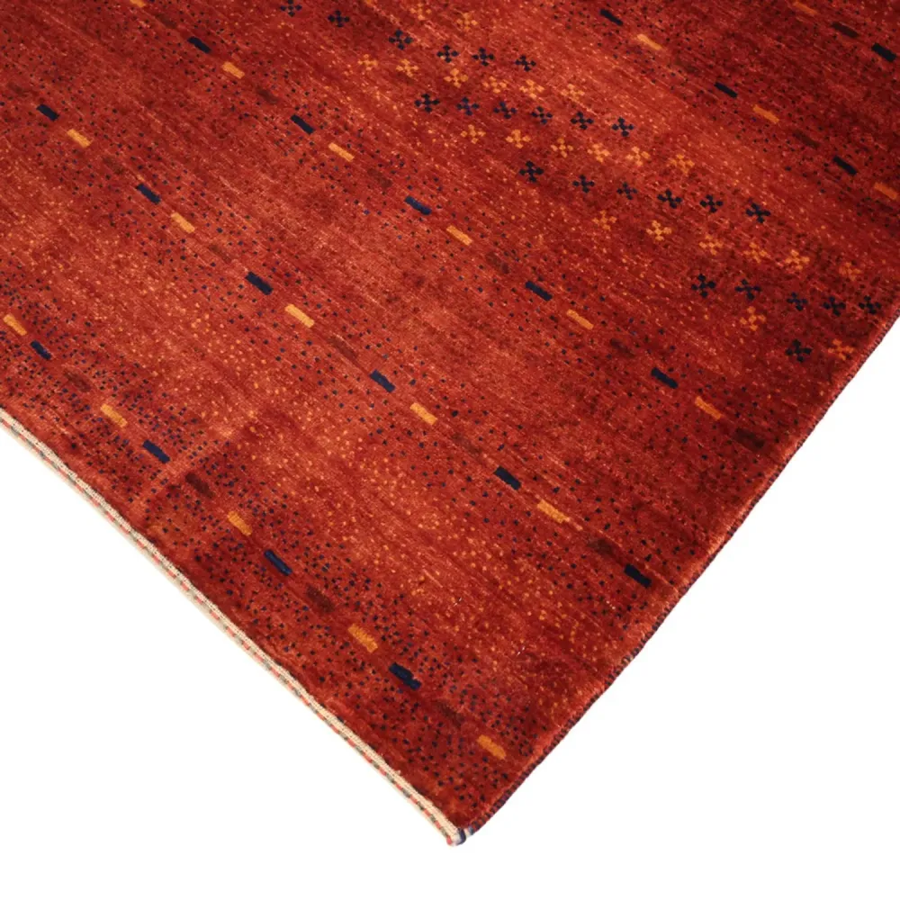Gabbeh teppe - Kashkuli persisk teppe square - 111 x 101 cm - mørk rød